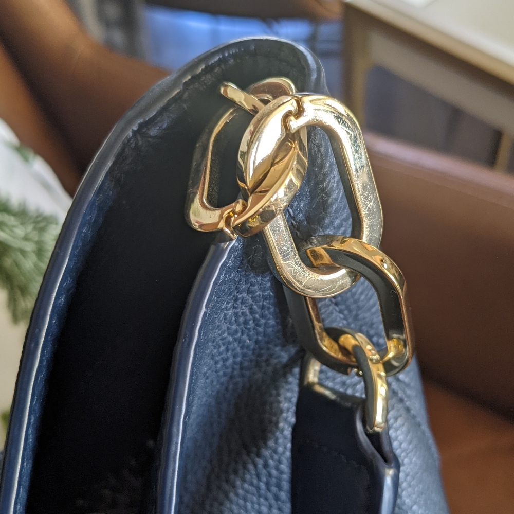 Tory Burch Slouchy Leather Tote (Large) - Picture 5 of 7